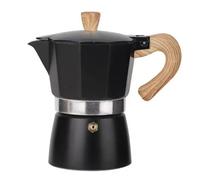 Flaroey Cafetera Moka Tipo Aluminio de 150 Ml, Cafetera Exprés, Estufa, Uso en el Hogar y la Oficina,A