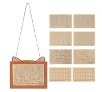 Flaroey Caja de ahorro de dinero, hucha de madera con blanco y números, caja de dinero con contador, B