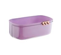 Flaroey Caja de Almacenamiento Colgante Sin Perforaciones Almacenamiento de Drenaje en Rack Cesta de Almacenamiento para Frutas y Verduras Púrpura