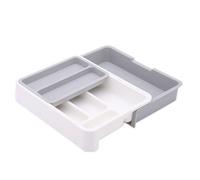 Flaroey Caja de Clasificación de Vajilla Separada, Organizador de Cajones, Caja de Almacenamiento, Cuchillo y Tenedor, Palillos, Cuchara, Estante de Cocina-A