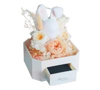 Flaroey Caja de regalo de rosas con texto en inglés "AndI Love You-the Perfectgift for Women on Special Occasions"