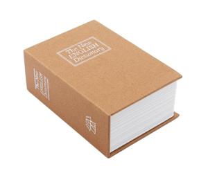 Flaroey Caja Fuerte para Dinero y Joyas Que Imita el Aspecto de un Libro y Es para el Hogar y la Oficina (Mini Amarillo)