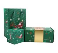 Flaroey Caja Sorpresa de Dinero Caja Sorpresa de Feliz Navidad Caja Plegable Que Rebota Caja de Regalo con Explosión de Efectivo Verde