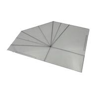 Flaroey Cesta de comida plegable para coser, regla de costura, tapete de suelo, regla de bolso, regla de 8 pulgadas