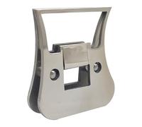 Flaroey Clip de Pesca con Mosca Pinza de Acero Inoxidable Tobogán para Clip para Herramientas de La, Grande