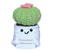 Flaroey Colgantes de Muñecos de Frutas y Verduras de Ganchillo Hechos A Mano Adornos de Paquete de Energía Positiva A