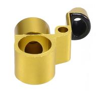 Flaroey Conductor de Orificio de Salida Lua Accesorios de Modificación Lua Accesorios de Modificación de Calibre de Cable de Puerto de Campana Amarillo