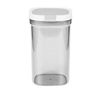 Flaroey Contenedor Hermético para Almacenamiento de Café, de Cocina de Plástico de 1800 Ml con Tapa para Granos de Café, Harina, Azúcar y Cereales