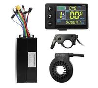 Flaroey Controlador de Modos Sinawave para Bicicleta Eléctrica, 36 V/48 V/52 V, 40 A, con Pantalla LCD de 24 V-48 V, Piezas de Conversión de Motor de Cubo de Rueda S866