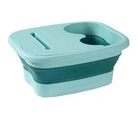 Flaroey Cubeta plegable para masaje, balde de masaje, balde de spa, baño de pies, sauna, pedicura, baño, color verde