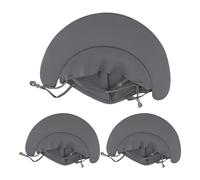 Flaroey Cubierta para el Cuello para Deportes Al Aire Libre, Color Gris, Bufanda para el Cuello A Prueba de Viento, Protección Solar de Verano, Máscara de Ciclismo de Seda Helada