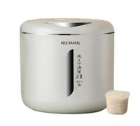 Flaroey Cubo de Arroz A Prueba de Humedad, Tanque Sellado A Prueba de Insectos, Cubo de Almacenamiento de Polvo Espesado Prensado, Caja de Almacenamiento de Cocina L