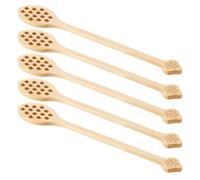 Flaroey Cuchara de Madera para, Cuchara H-Oney, Cuchara de Panal, Cuchara para Miel, Cuchara para, Batidora de Mano B