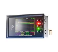 Flaroey DC 0-420V 300A WiFi Medidor de Energía Eléctrica Probador de Capacidad de Batería DC Pantalla Digital Medidor de Potencia de Voltaje Actual