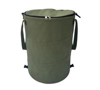 Flaroey de Basura para Acampar, Cubo de Basura PortáTil Plegable para Exteriores, Suministros para Acampar, Bolsa de Almacenamiento para JardíN, Verde