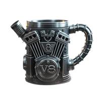 Flaroey de caf de acero inoxidable, de caf de cermica con motor de coche