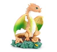 Flaroey Decoración de jardinería al aire libre, dinosaurio mágico nórdico, adornos de resina, 1 unidad