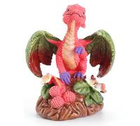 Flaroey Decoración de jardinería al aire libre, dinosaurio mágico nórdico, adornos de resina, D, 1 unidad