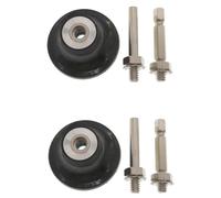 Flaroey Disco de Lijado con Bandeja en Espiral de Goma con Bloqueo de Torsión Negro Disco de Lijado de Metal Disco de Amolado