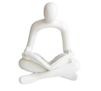 Flaroey Escultura de Estilo, Adorno de Escritorio de Oficina de Carácter Abstracto, Decoración de Sala de Estar, Decoración