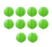 Flaroey Faroles de papel verde hierba, faroles redondos adecuados para bodas, centros comerciales, escuelas, actividades al aire libre