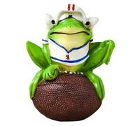 Flaroey Figuras de rana, regalo para jugador de baloncesto rana, esta estatua de rana añade un toque moderno a , sala de estar y