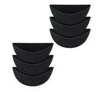 Flaroey Forro semicircular de 35,5 cm, para cestas colgantes, para accesorios de jardín