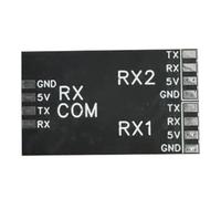 Flaroey FPV Specialty Módulo receptor inalámbrico de doble canal, control mejorado y recepción de diversidad