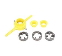 Flaroey Herramienta de Corte de Rosca de Tubo, Fabricante de Roscas de PVC, Juego de Herramientas Redondas NPT, Herramienta de PlomeríA para Roscadora de Tubos, Herramienta de Rosca de PVC