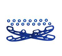 Flaroey Herramienta Deportiva para Pista Reforzada Duradera, Cuchilla para Patín sobre Hielo y Accesorios para Patines de Hockey sobre Hielo de Ocio, Pequeño, Azul