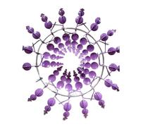 Flaroey Hilandero de Viento de Metal Mágico, Hilanderos de Adorno, de Viento para Jardín, para Jardín, Terraza, Césped, Paisaje de Patio e