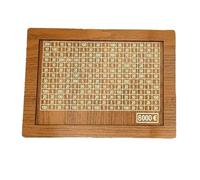 Flaroey Hucha Retro Japonesa con Contador Cajas de Monedas Hucha de Madera para NiñOs Presupuesto, 8000