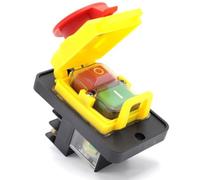 Flaroey Interruptores Disyuntores, Interruptores de Desconexión Electromagnéticos de 6 Pines KJD12-14, Interruptores Integrados/Dispositivos