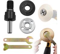 Flaroey Juego de Bielas para Amoladora Angular de Taladro Eléctrico, Eje de Corte de Controlador Giratorio Ajustable de 10 Mm, para Disco de Corte, Disco de Pulido