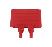 Flaroey Juego de Empalmes de Cintas para Grabadora de Cintas de Carrete A Carrete, Bloque de Empalmes para Apertura de Casetes, Reparación con Dos Fijadores, Color Rojo