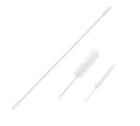 Flaroey Kit de limpieza de trombón de cuerno francés, cepillo de nailon de acero inoxidable, cepillo de limpieza de instrumentos musicales