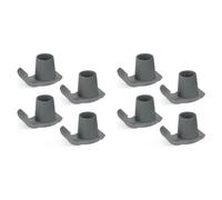 Flaroey Kit de Reemplazo de Planeador de Esquí Walker de 8 Piezas - Accesorio de Ayuda para Caminar de Plástico Antideslizante