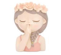 Flaroey Kit maceta para plantas suculentas pequeña hada con orificio de drenaje, maceta para cactus de interior de 4 pulgadas decoraciones únicas para macetas de flores lindas fácil instalación B