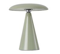 Flaroey Lámpara de Mesa LED Magnética, Lámpara de Mesita de Noche para Dormitorio, Lámpara Táctil con Atenuación de 3 Colores para Sala de Lectura, Color Verde