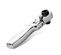 Flaroey Llave de carraca con plano 2 en 1 1/4 A doble extremo 72 dientes llave rápida destornillador punta de brújula herramienta de reparación DIY