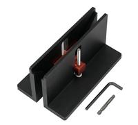 Flaroey Mesa de enrutador con ranura de ángulo recto de madera tenonado ranura abrazadera de alimentación de seguridad Creación de estructuras auxiliares