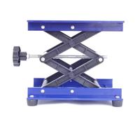 Flaroey Mesa de enrutador de acero inoxidable de 100 x 100 mm para laboratorio de grabado de carpintería, mesa de elevación de enrutador de 100 x 100 mm, soporte de laboratorio ajustable, plataforma