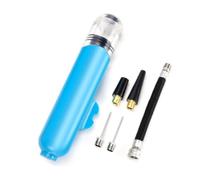 Flaroey Mini Bomba de Balón de Dos Vías, Juguete de Fútbol, Baloncesto, Voleibol, Anillo de Natación, Chaleco Salvavidas, Bomba Portátil Inflable Azul