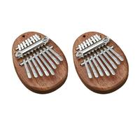 Flaroey Mini Kalimba Mini Piano de Pulgar Instrumento de Piano de Dedo Portátil para Principiantes de 8 Tonos C