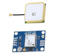 Flaroey MóDulo GPS -GPSV3 NEO-M8N para Controlador de Vuelo PX4 V2.4.5 APM2.56 1,65-3,6 V