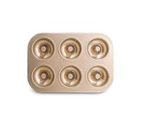 Flaroey Molde para Pastel de Donut con Agujeros, PasteleríA de Chocolate DIY, Postre, Galleta, Molde para Hornear Muffins, Utensilios Hechos a Mano, 6 Tazas de