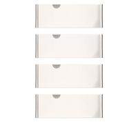 Flaroey Organizador Divisor de Cajones para Cocina, Dormitorio, Baño, para Ropa, Cajonera, Cajonera B, 4 Piezas
