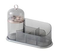 Flaroey Organizador porta maquillaje vitrina para cosméticos para guardar objetos subdivididos B