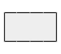 Flaroey Pantalla de Proyector Pantalla de Cine 16:9 Pantalla de Proyector Portátil Plegable Lavable para Cine en Casa Película de 120 Pulgadas