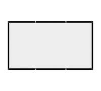 Flaroey Pantalla de Proyector Pantalla de Cine 16:9 Pantalla de Proyector Portátil Plegable Lavable para Cine en Casa Película de 100 Pulgadas